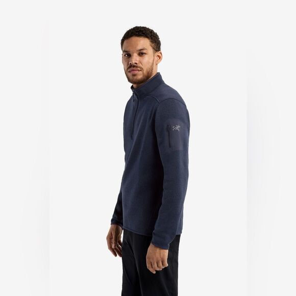 ARC'TERYX  Covert 1/2 Zip Dark Blue Sweatshirt - Picture 2 of 10
